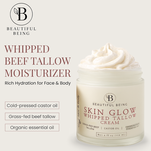 Skin Glow | Whipped Tallow Cream (frankincense) - Soft Radiance