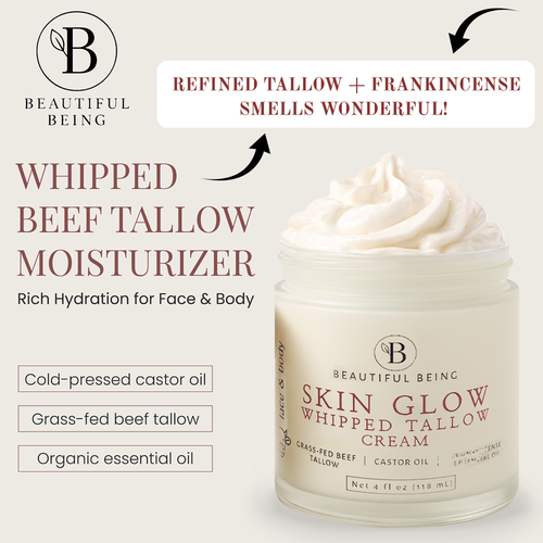 Skin Glow | Whipped Tallow Cream (frankincense) - Soft Radiance