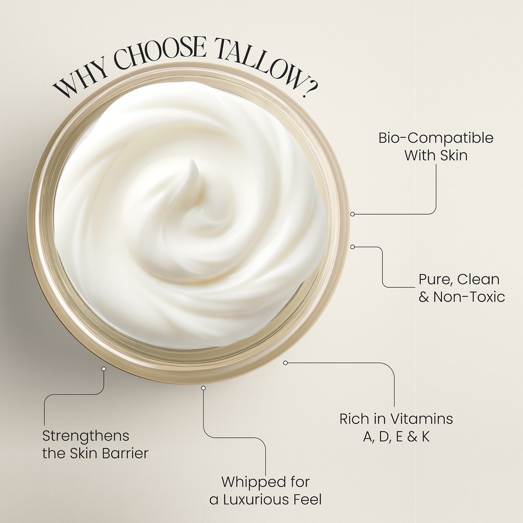 Skin Glow | Whipped Tallow Cream (unscented) - Quiet Whisper