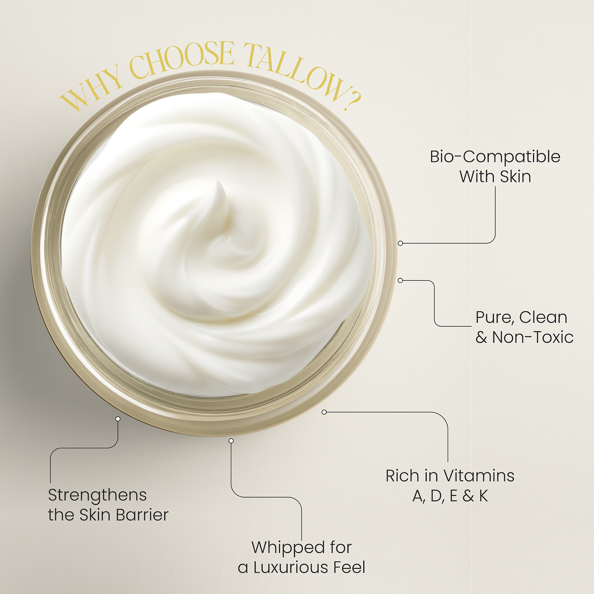 Skin Glow | Whipped Tallow Cream - Vanilla Dream